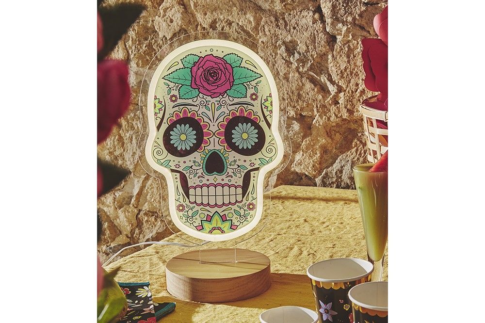 Dia De Los Muertos Neon
